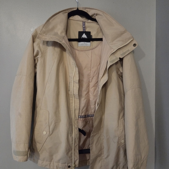 Burton Jacket Mens Tan Snow Coat Covert Dhaka Living Coat Ski Snowboard. S Small - Picture 1 of 7